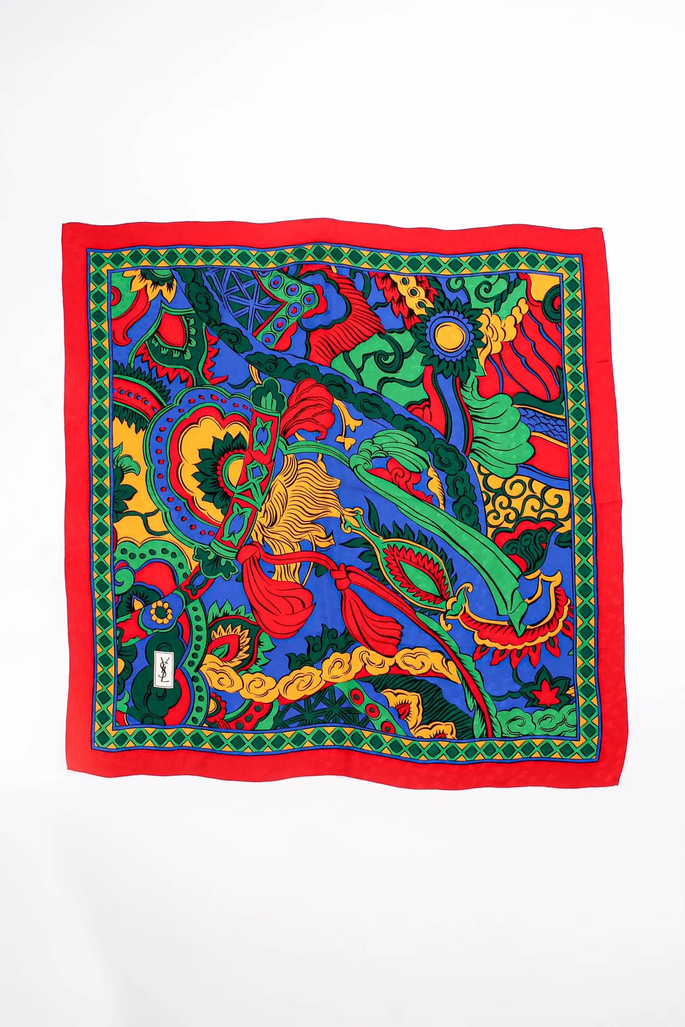 Abstract Illustration Print Scarf