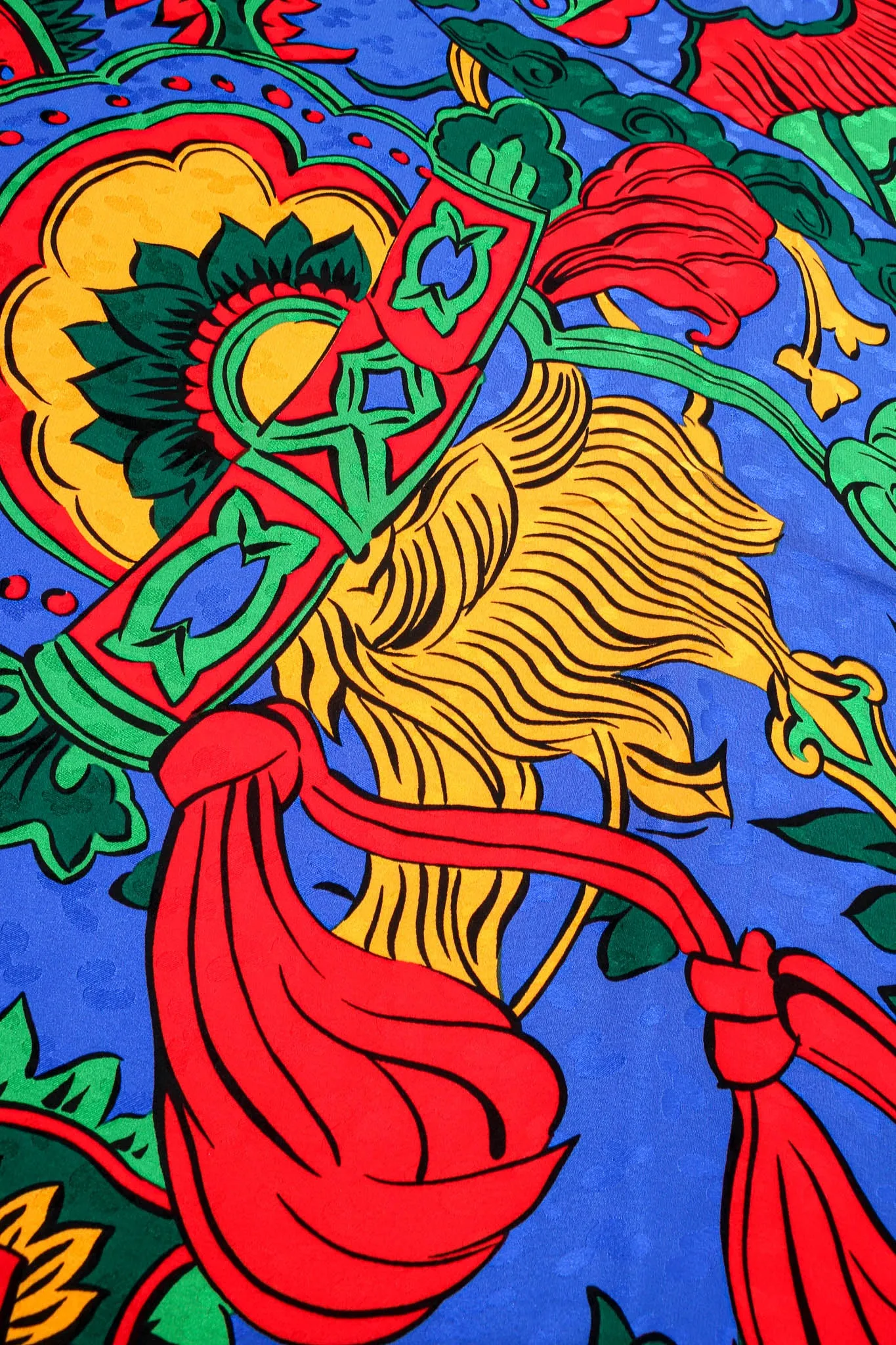 Abstract Illustration Print Scarf