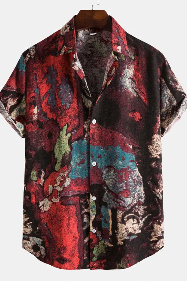 Abstract Oil Painting Shirts