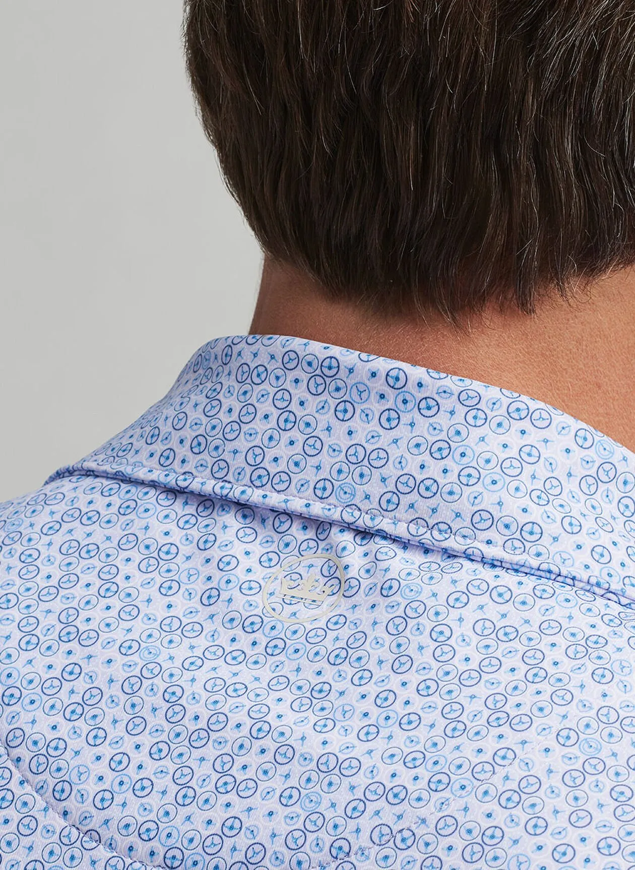 AVENUE PERFORMANCE JERSEY POLO - LAVENDER MOON