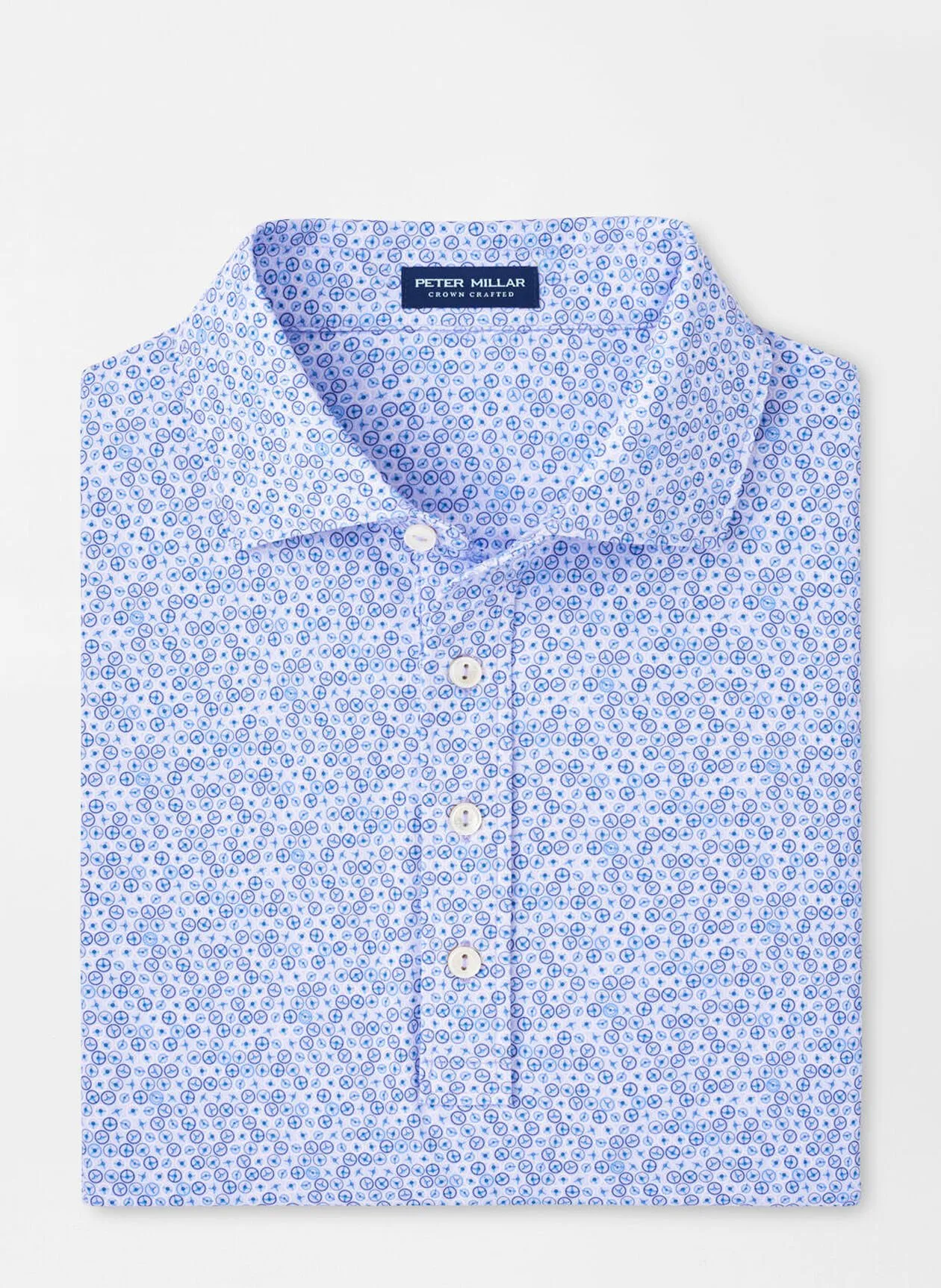 AVENUE PERFORMANCE JERSEY POLO - LAVENDER MOON