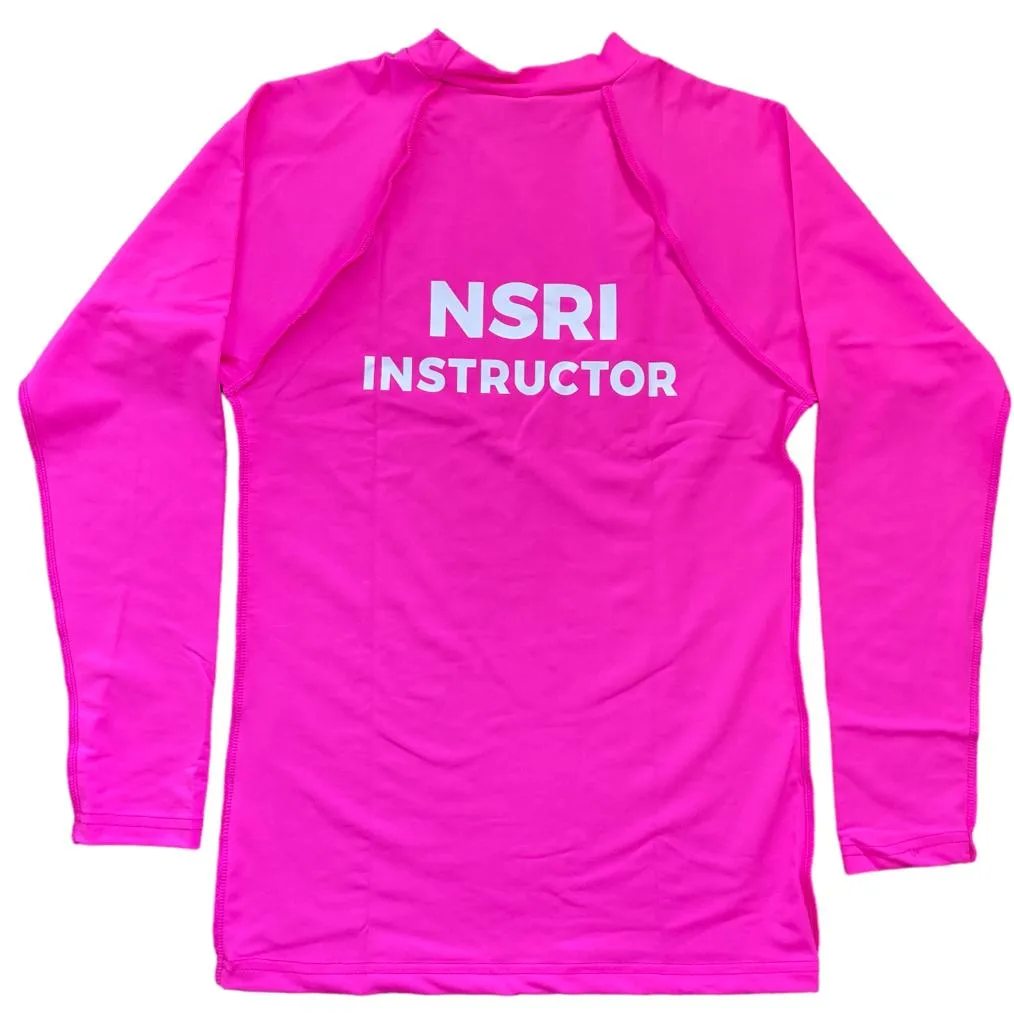 Drowning Prevention - Pink Instructor Rash Vests