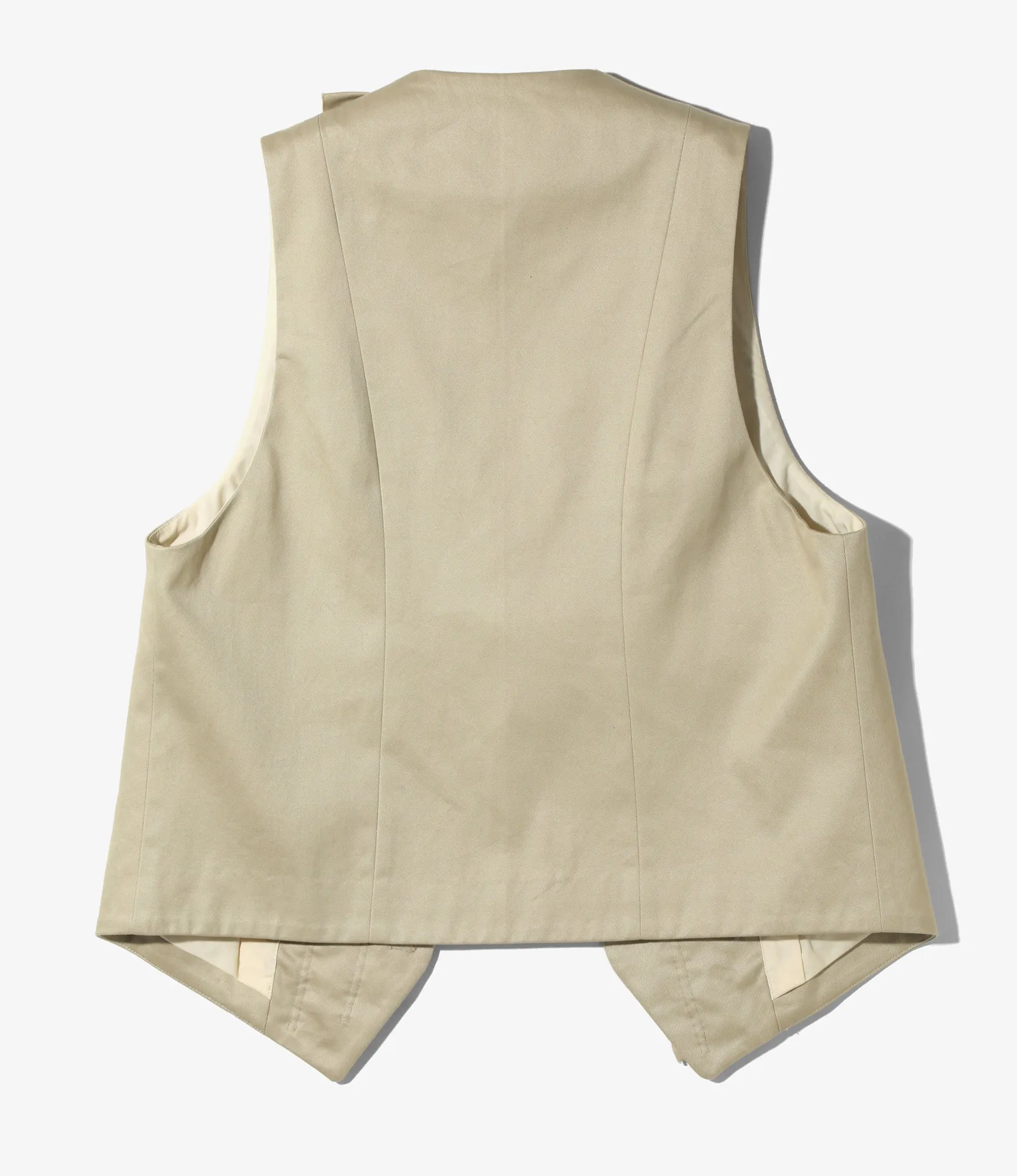 Frill Vest - Chino Cloth