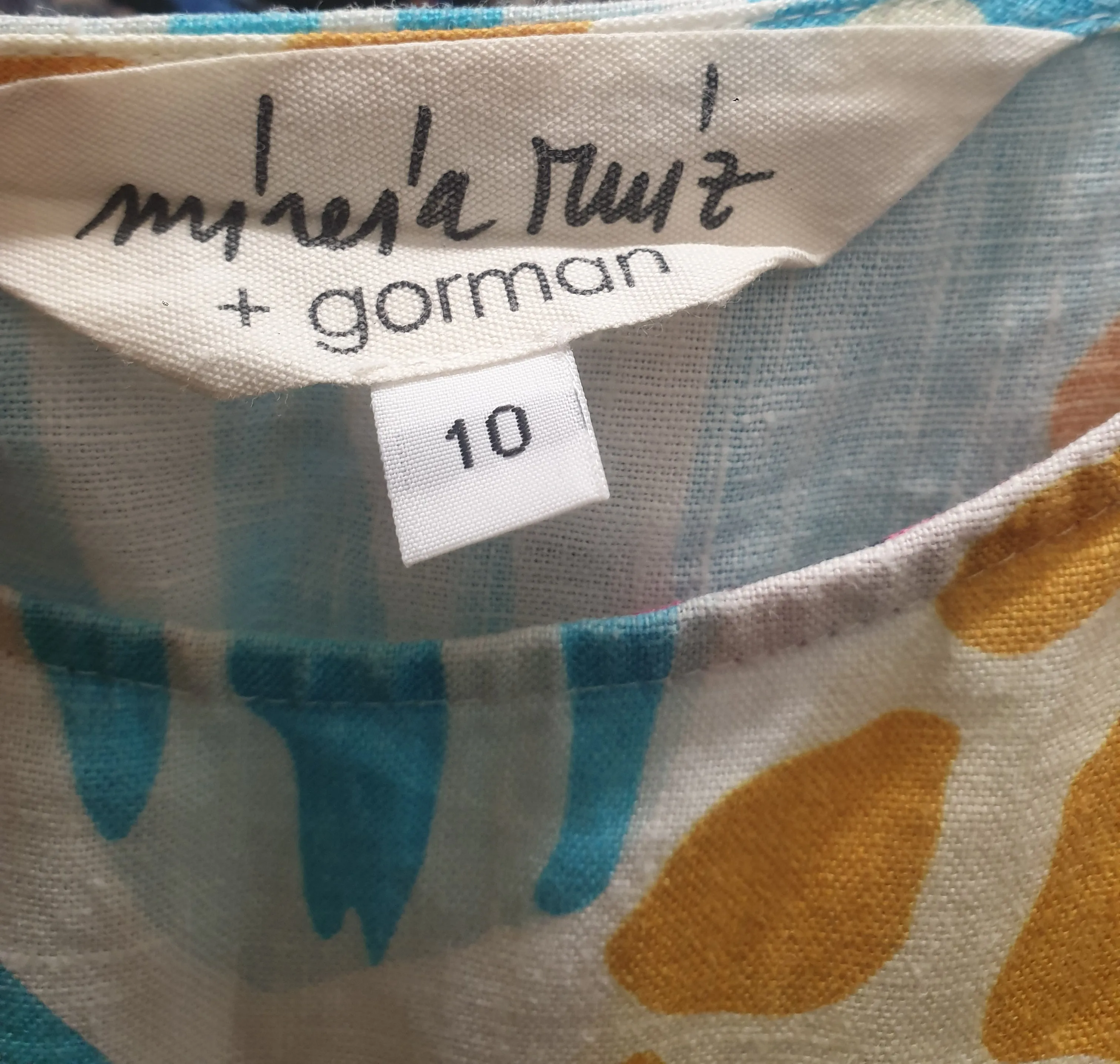Gorman   Mireia Ruiz big rocks dress size 10