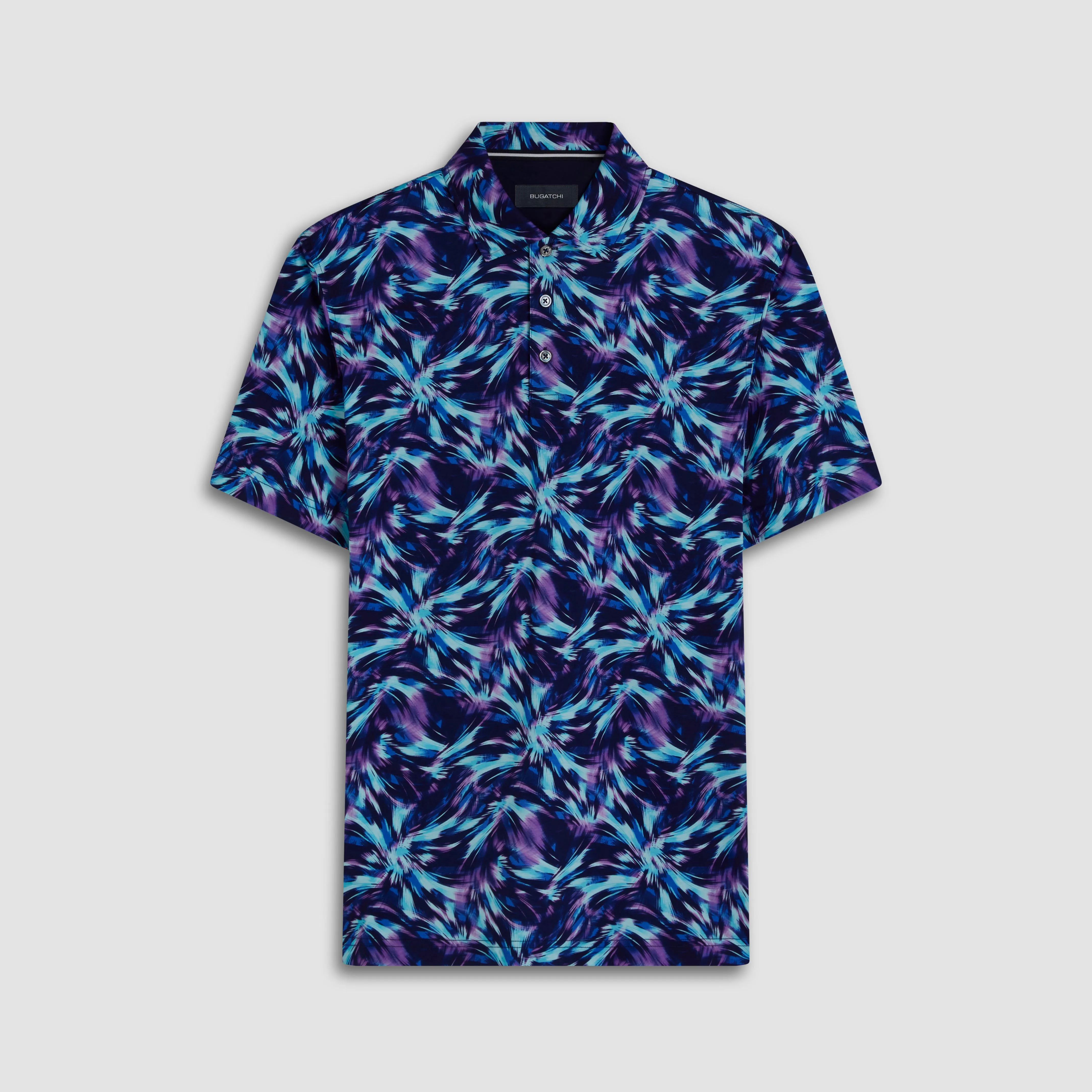 Hendrix Abstract Print Polo Shirt
