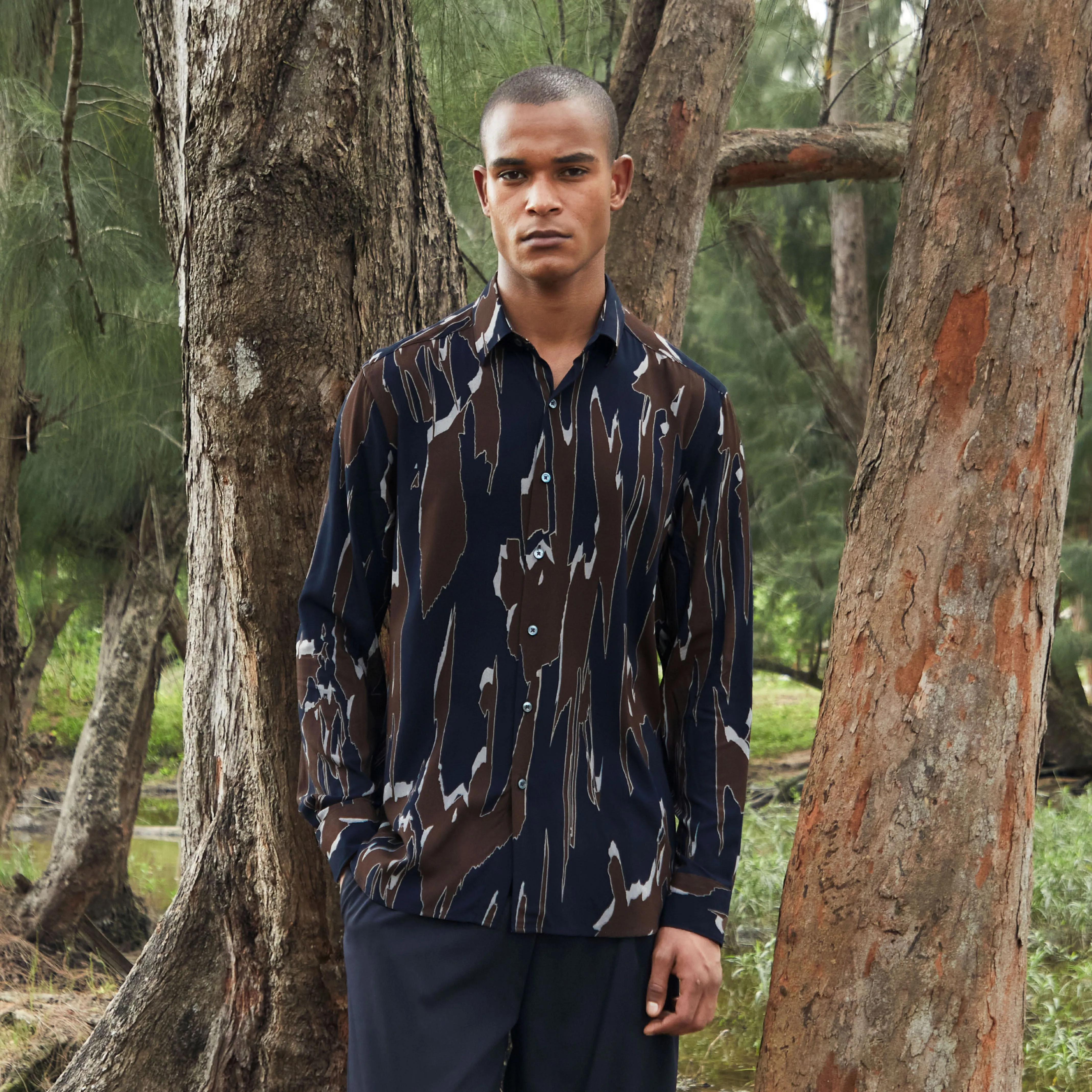 Julian EcoVero Abstract Shirt