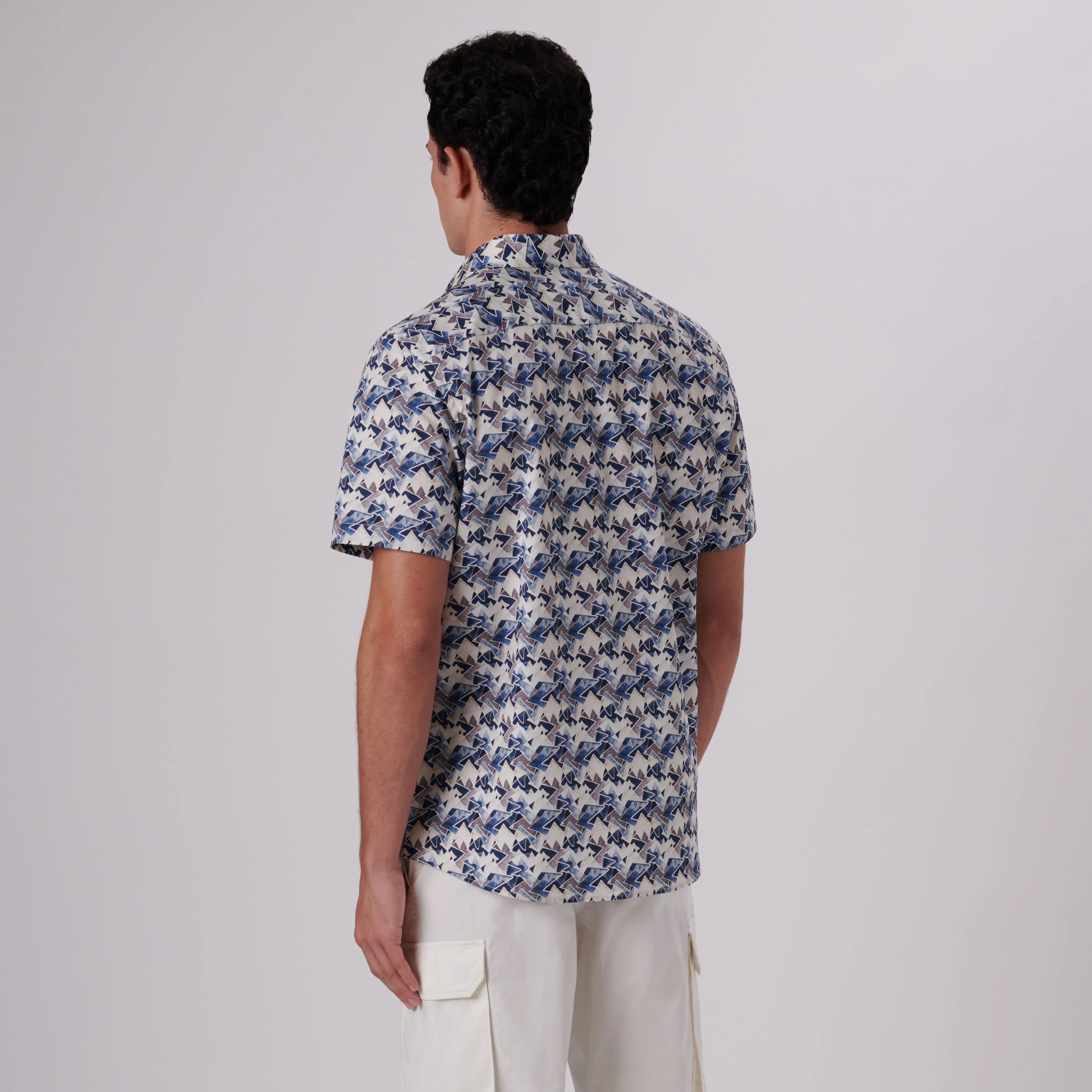 Orson Abstract Print Short Sleeve Shirt
