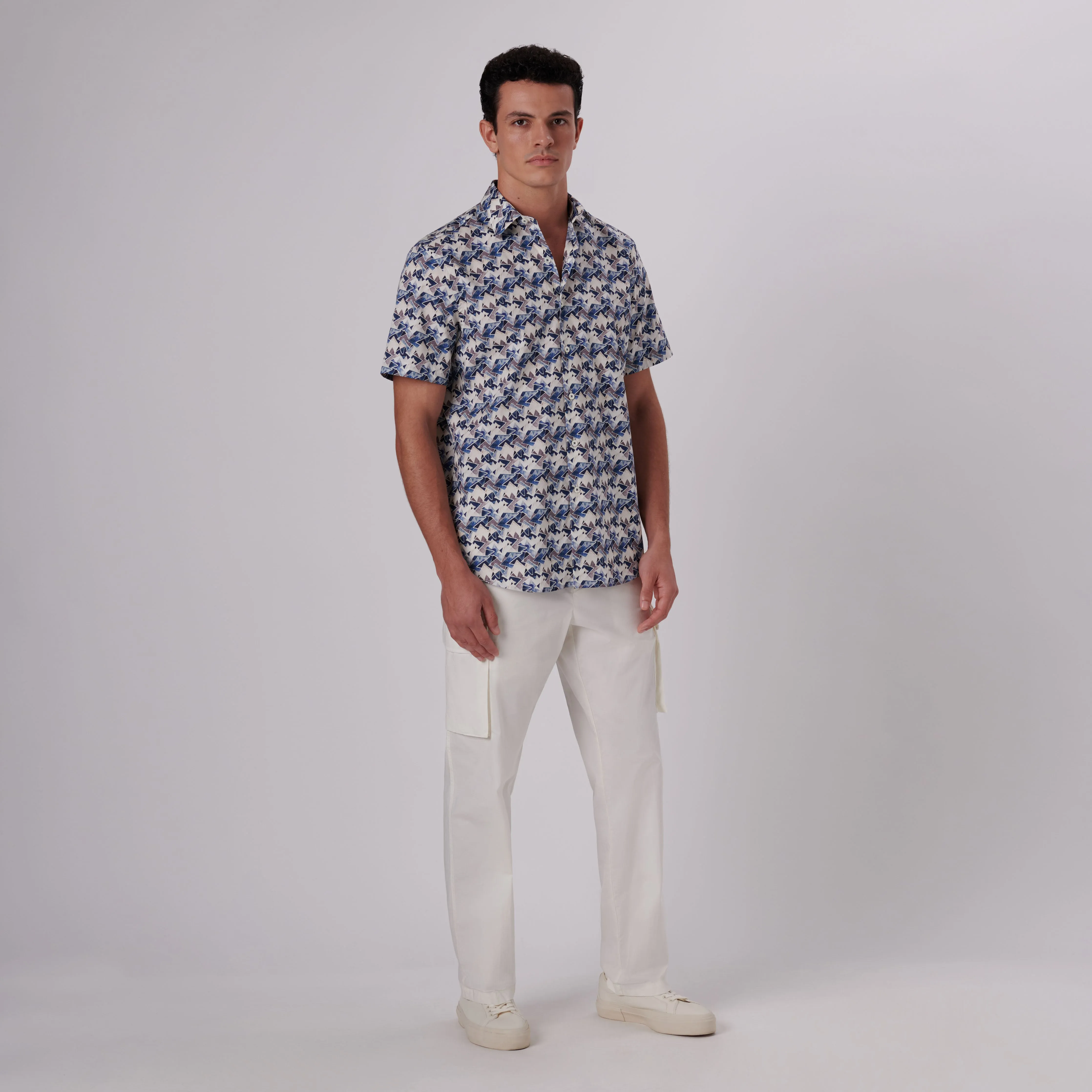 Orson Abstract Print Short Sleeve Shirt