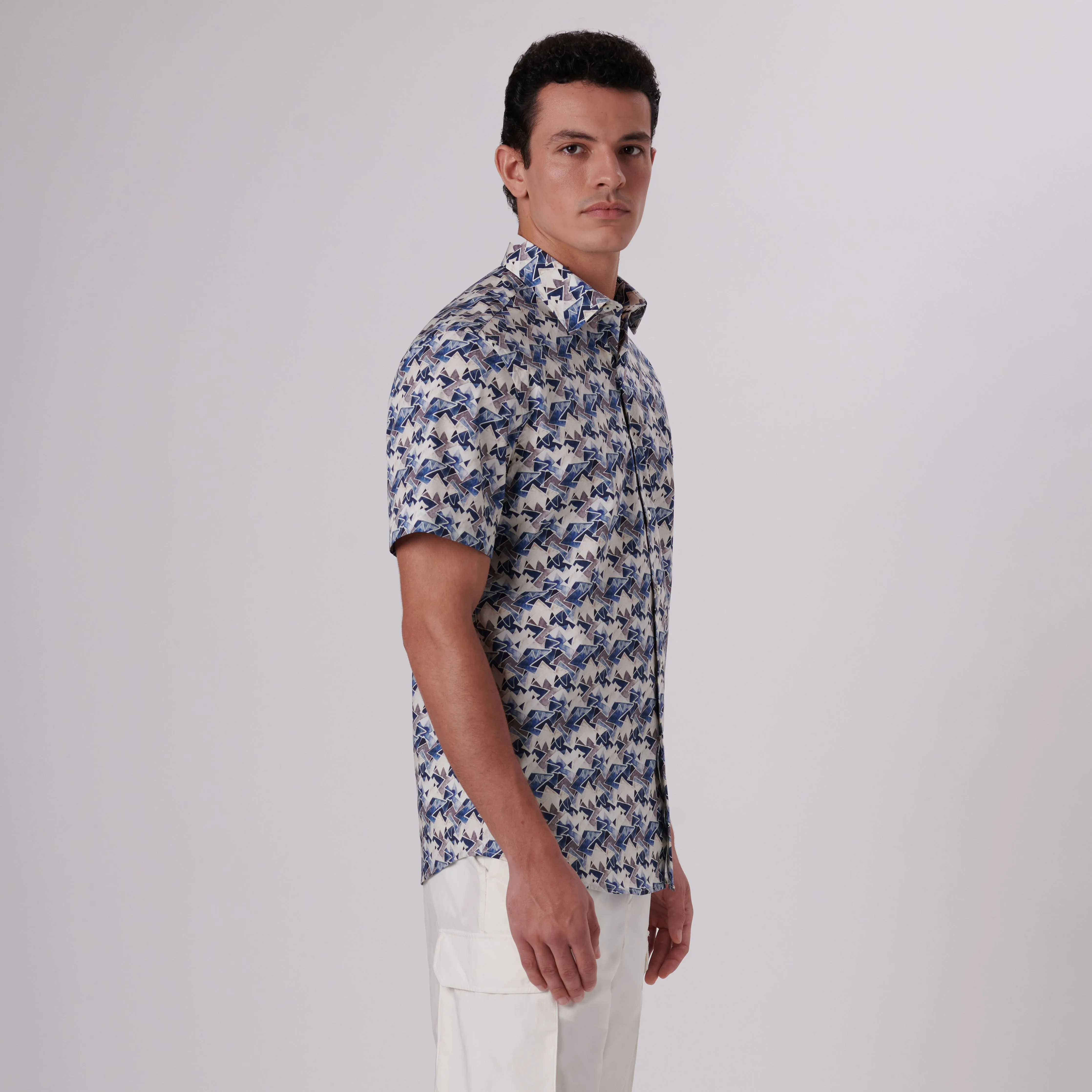 Orson Abstract Print Short Sleeve Shirt