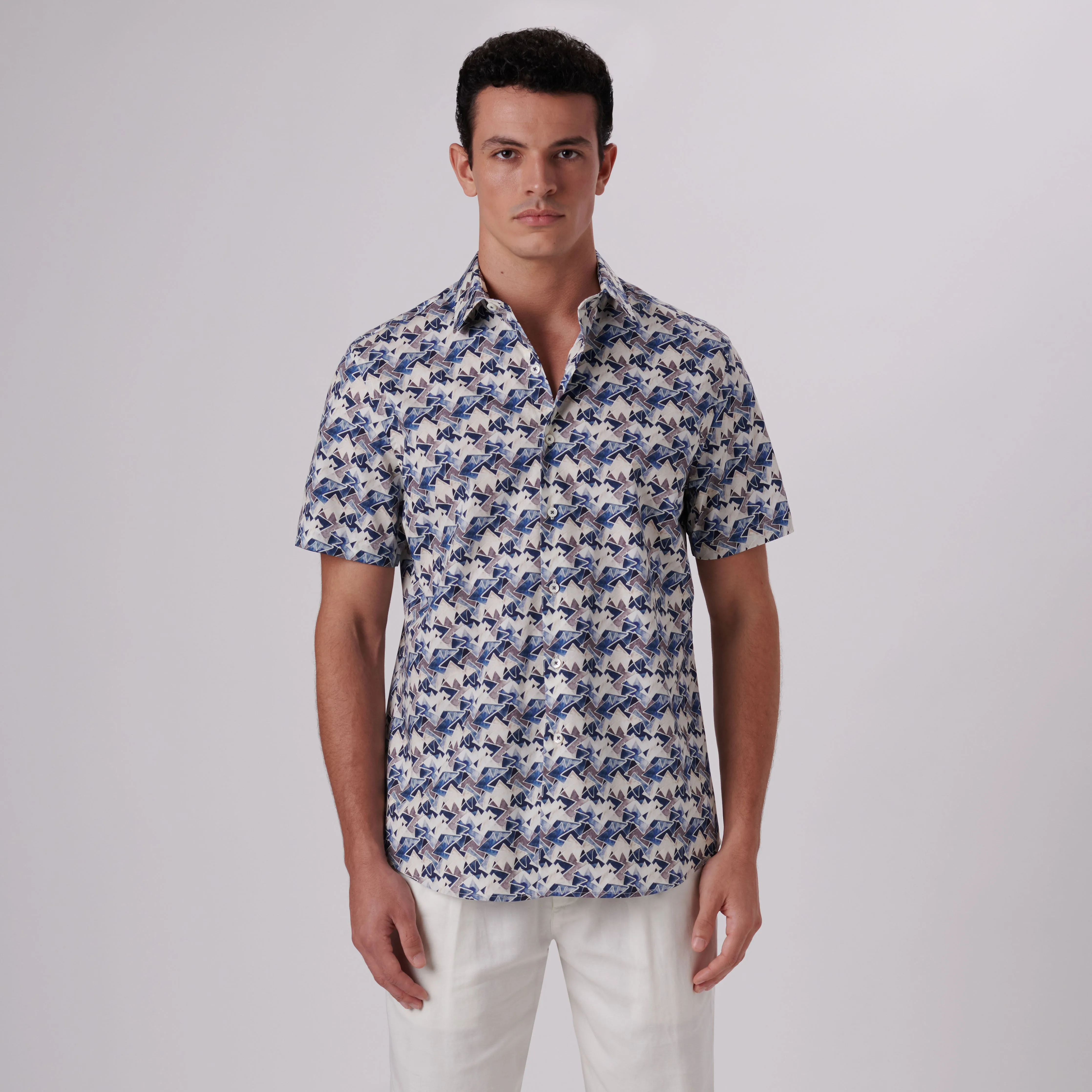 Orson Abstract Print Short Sleeve Shirt