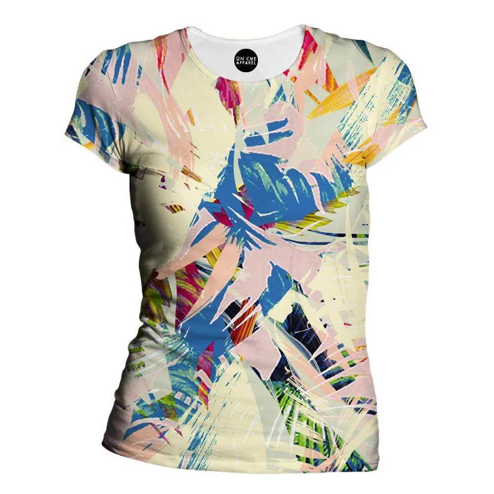 Palm Twist Womens T-Shirt
