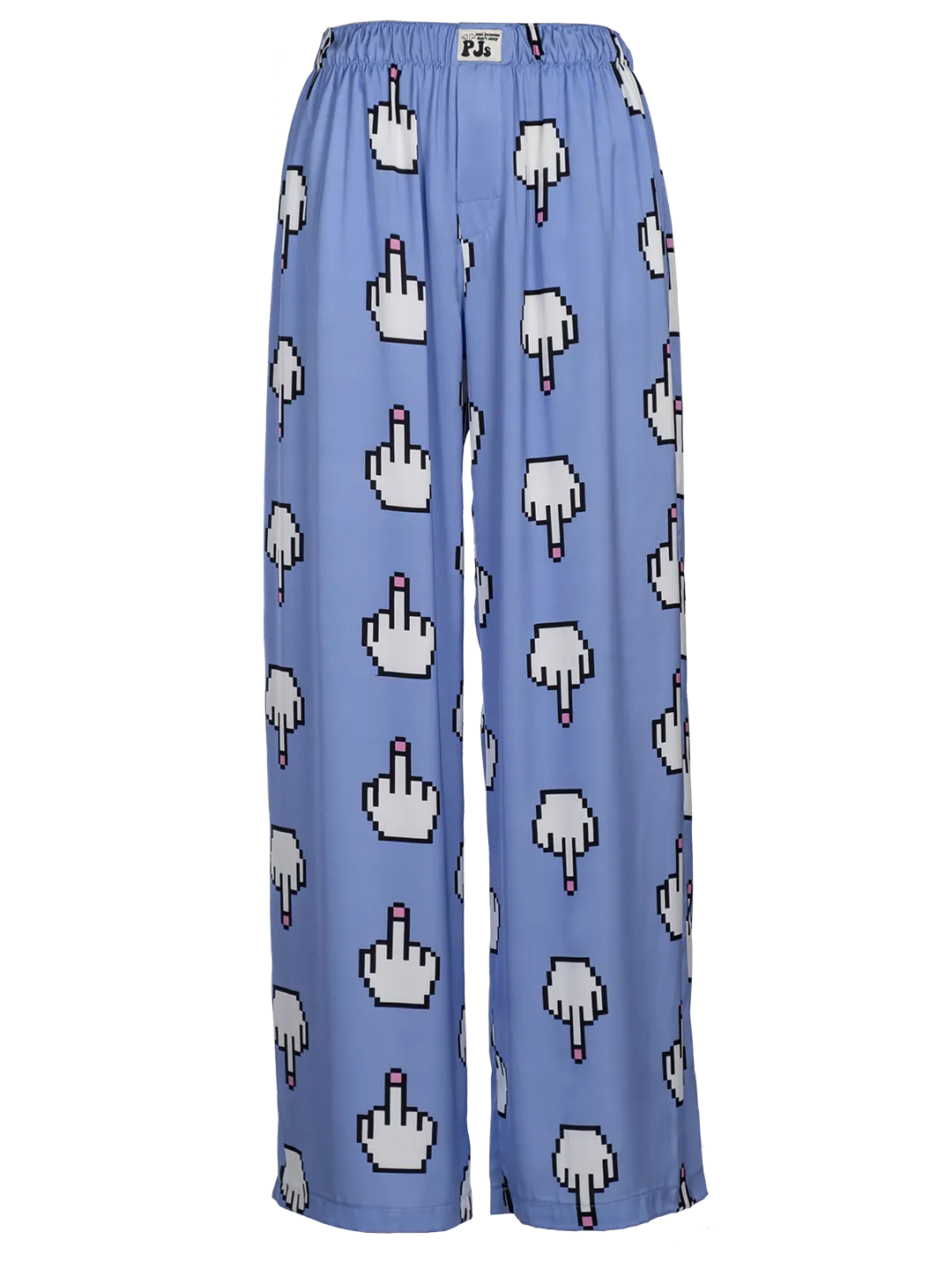 Pixel Middle Finger-print Pyjama Pants