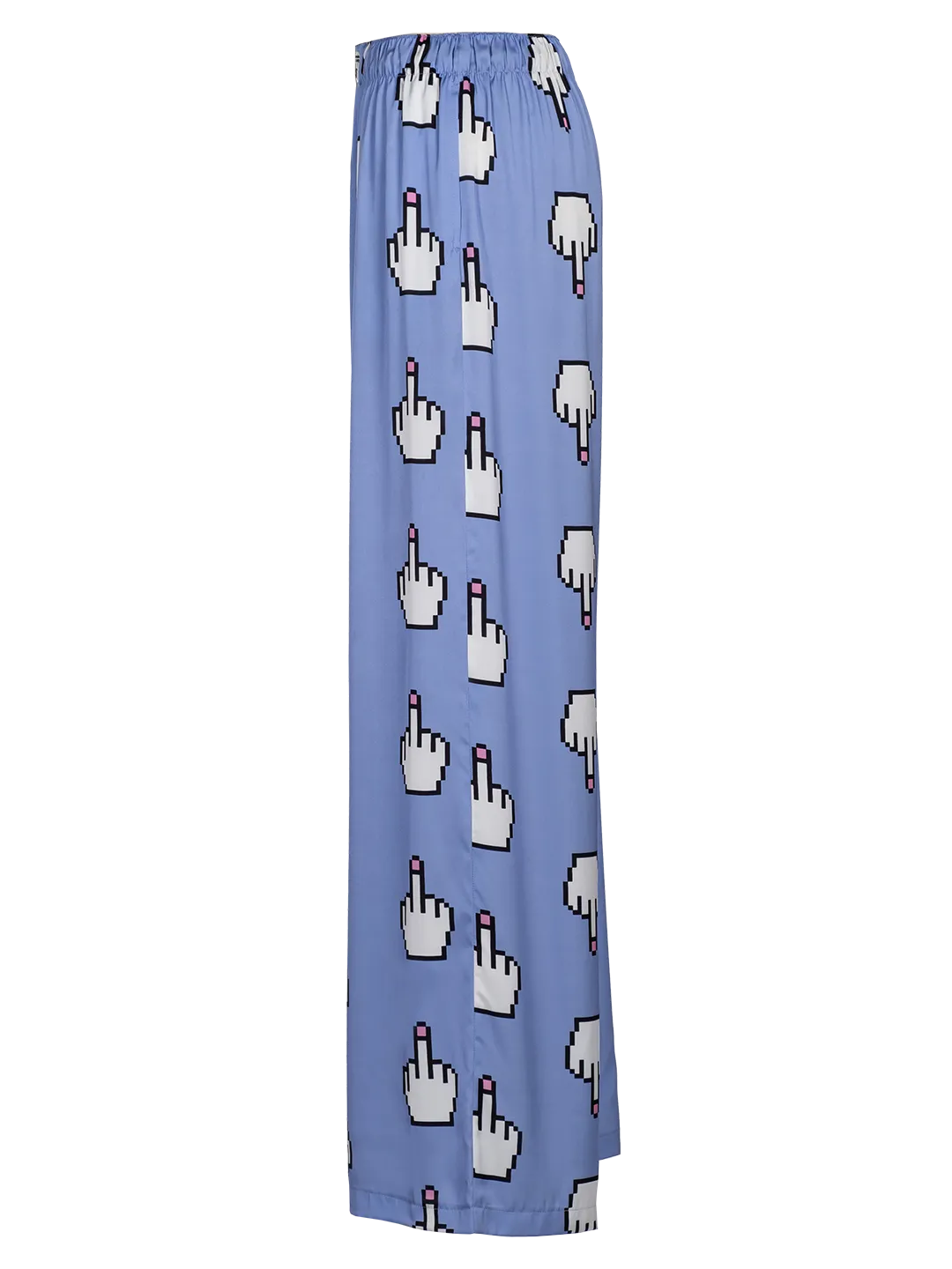 Pixel Middle Finger-print Pyjama Pants