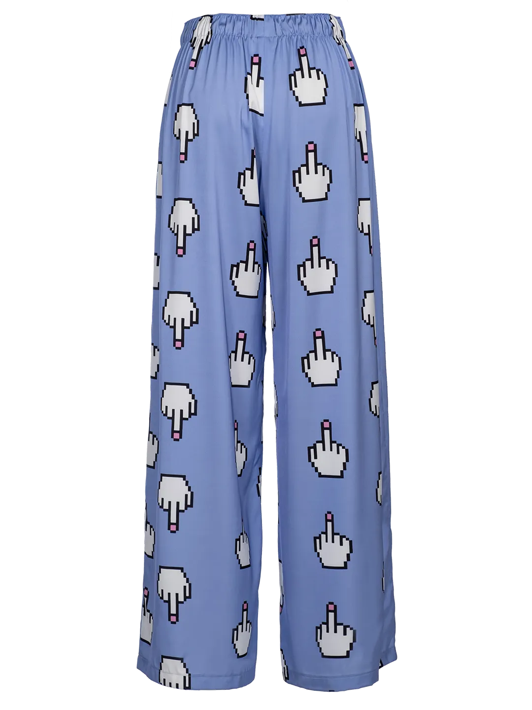 Pixel Middle Finger-print Pyjama Pants