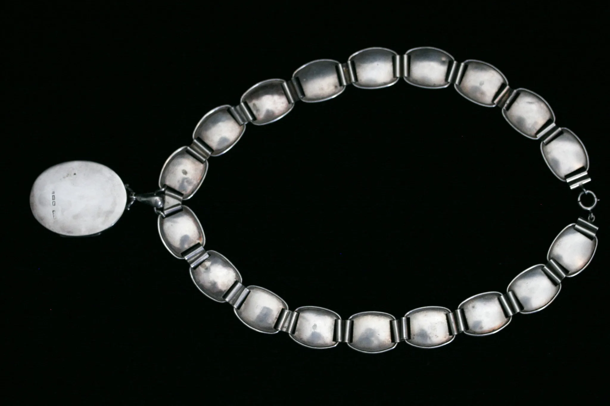 Victorian Silver Collar and Locket